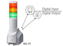 Patlite NHL-FV Network Monitoring Signal Tower with Cloud Compatibility