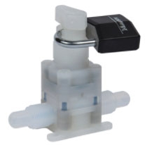 Parker's unique LOTO feature, Ultra High Purity Fluoropolymer Valve, 22 Series