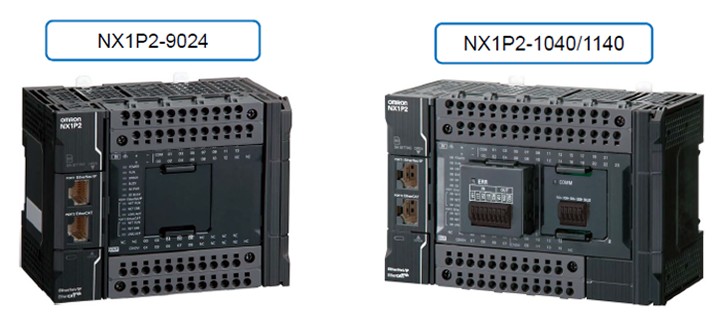 Omron NX1P2-9024 and NX1P2-1040/1140