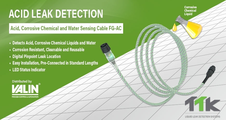 TTK Liquid Leak Detection FG-AC sensing cable for Acid Leak Detection